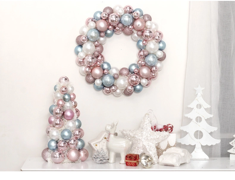 Painted Christmas Ball Garland Door Hanging Wall Hangings