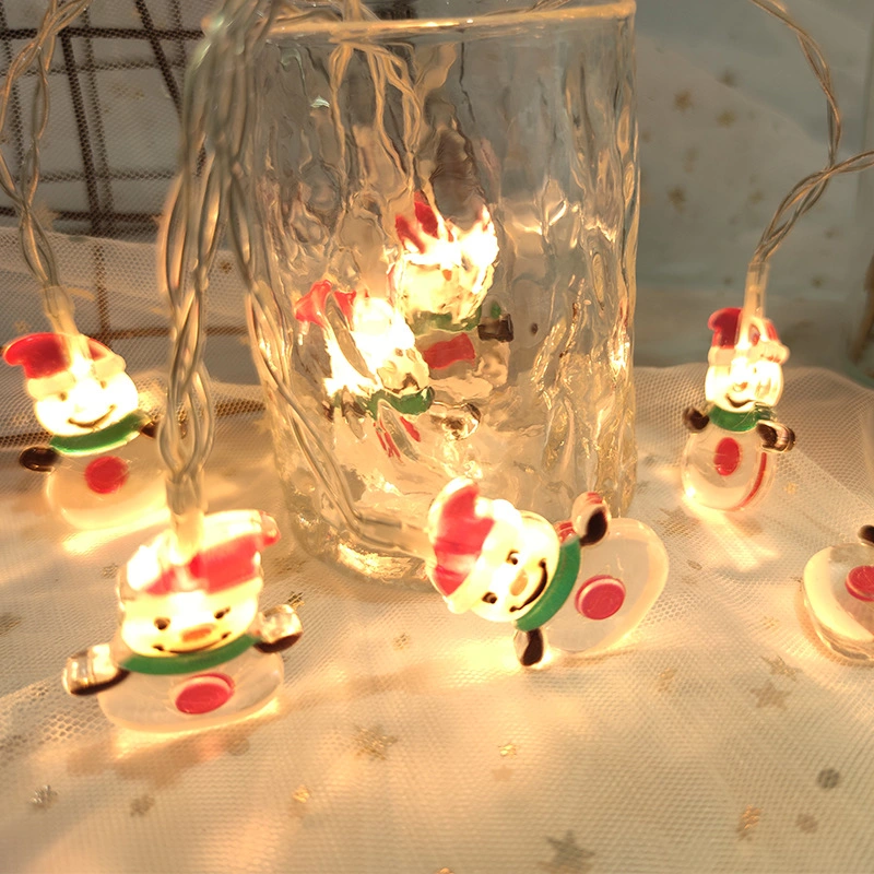 Factory Wholesale LED Lights Chain Christmas Decoration Creative Snowman String